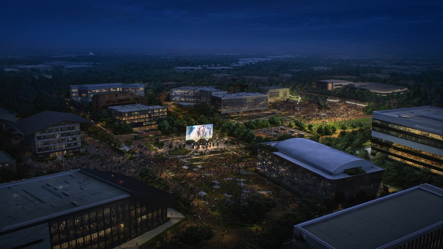 Connected modern campus
