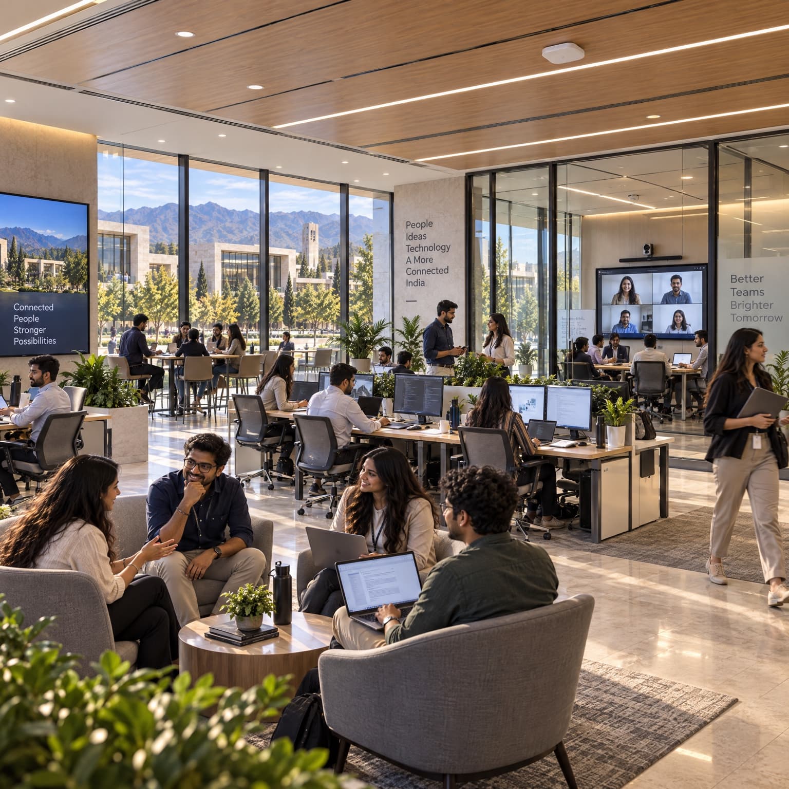 Connected enterprise workplace powered by integrated infrastructure