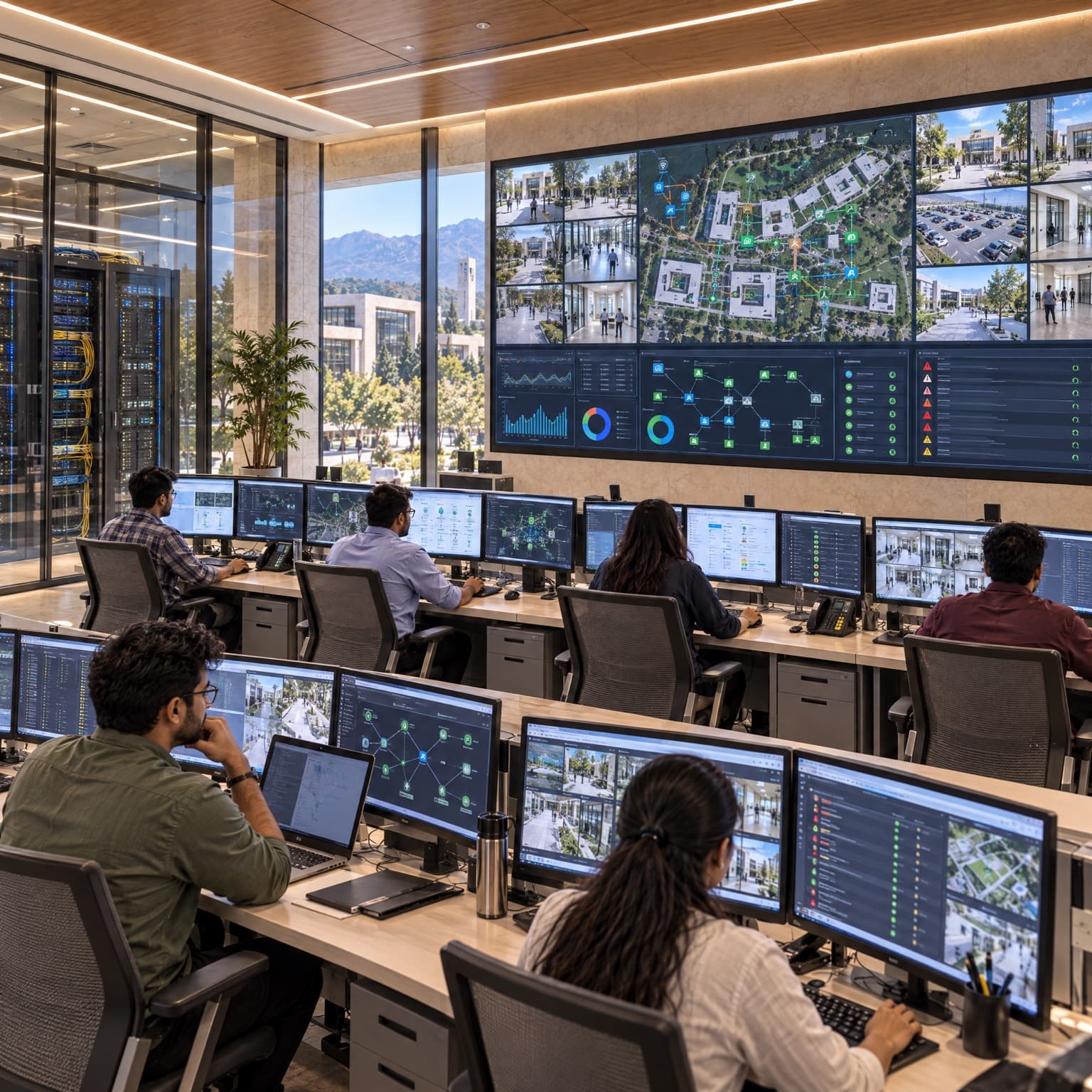 Centralized network and security operations center